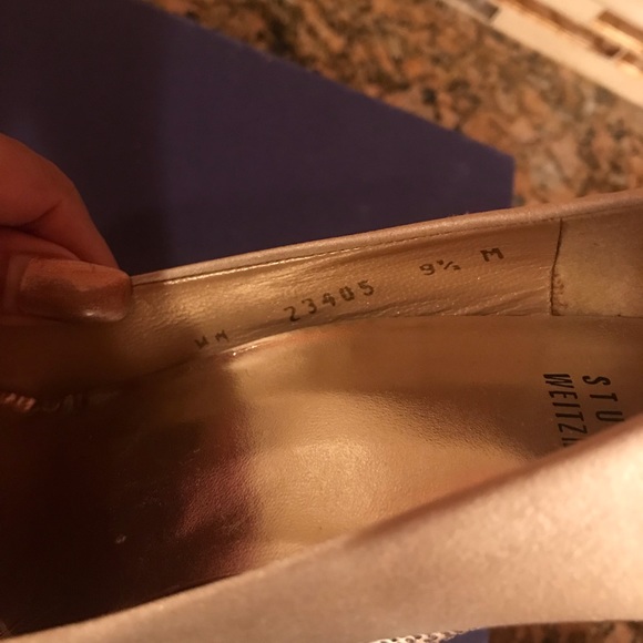 ‼️Sold‼️Stewart Weizmann Peep Toe - Picture 7 of 8